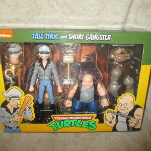 NECA TMNT Teenage Mutant Ninja Turtles Toon Tall Thug and Short Gangster Figures